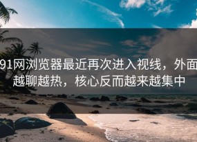 91网浏览器最近再次进入视线，外面越聊越热，核心反而越来越集中